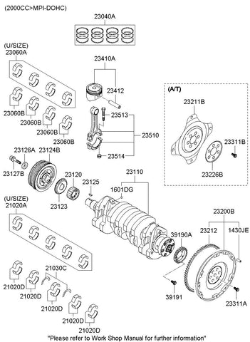 BEARING PAIR SET-CRK/SHF CTR <br>21021-2A941, <br>210212A941, <br>21021 2A941 <br>(Original, New)