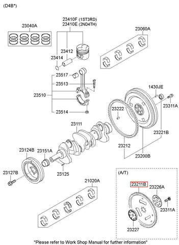 PLATE-DRIVE 23220-4A400 (Original, New)