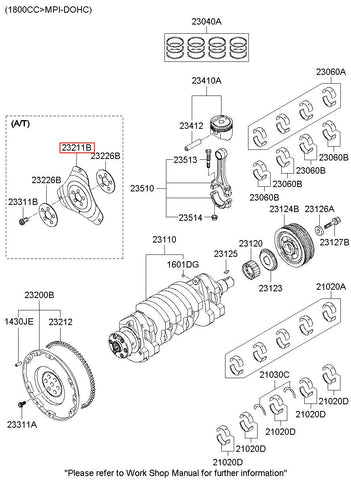 PLATE-DRIVE 23221-2F000 (Original, New)