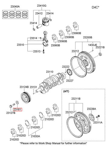 WASHER 23161-2F000 (Original, New)