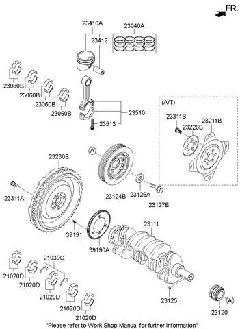 WHEEL-CRK/SHF POSITION SENSOR <br>39190-2G000, <br>391902G000, <br>39190 2G000 <br>(Original, New)