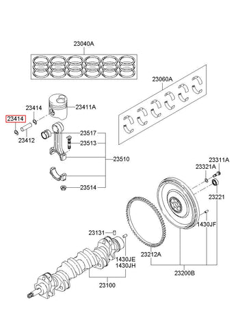 RING-SNAP 23414-93000 (Original, New)