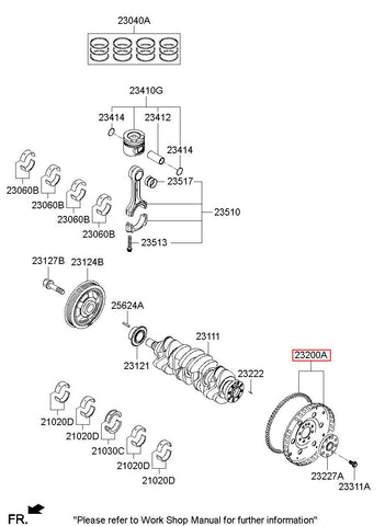 PLATE ASSY-DRIVE 23200-02100 (Original, New)