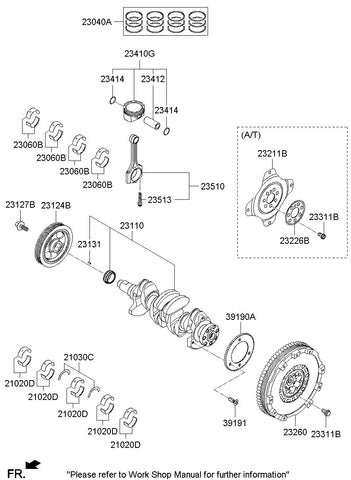 FLYWHEEL-DUAL MASS 23200-2E500 232002E500 23200 2E500