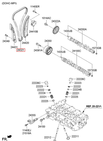 CHAIN-TIMING 24321-03100 (Original, New)