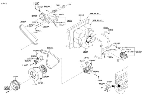 PUMP ASSY-COOLANT <br>25100-85800, <br>2510085800, <br>25100 85800 <br>(Original, New)