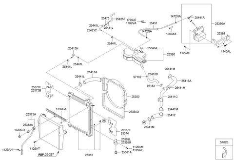 TANK ASSY-SURGE <br>25360-58000, <br>2536058000, <br>25360 58000 <br>(Original, New)