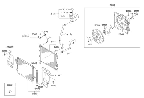 TANK ASSY-RESERVOIR <br>25430-E1000, <br>25430E1000, <br>25430 E1000 <br>(Original, New)