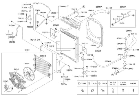 PIPE-RADIATOR TO WATER PUMP <br>25413-5L200, <br>254135L200, <br>25413 5L200 <br>(Original, New)