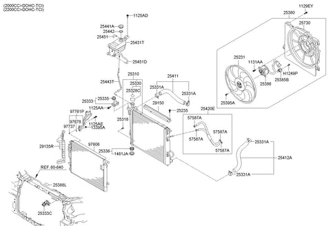 BLOWER ASSY <br>25380-2P000, <br>253802P000, <br>25380 2P000 <br>(Original, New)