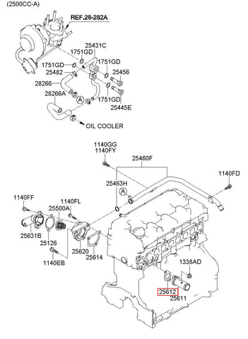 GASKET 25612-4A700 (Original, New)