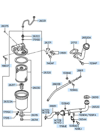 GUIDE-OIL LEVEL GAUGE [ORIGINAL] 26621-72050 2662172050 26621 72050