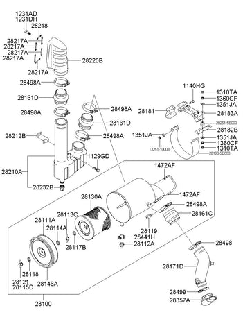 CAP ASSY-BOTTOM <br>28147-5E000, <br>281475E000, <br>28147 5E000 <br>(Original, New)