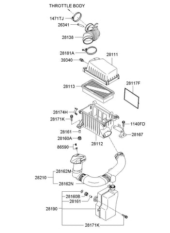 SENSOR-AIR TEMPERATURE 39340-26010 3934026010 39340 26010