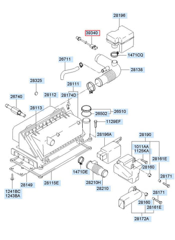 SENSOR-AIR TEMPERATURE 39340-2A600 (Original, New)