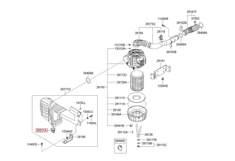 VALVE 28234-2G400 (Original, New)