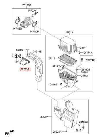 SHIELD-AIR INTAKE 28213-B2000 (Original, New)