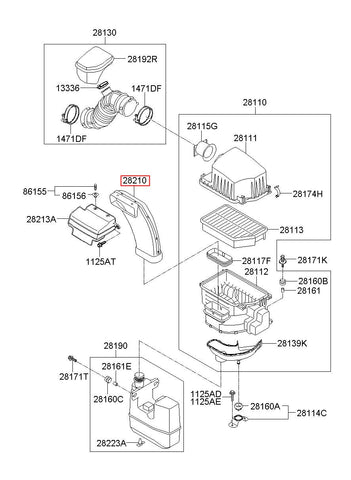 DUCT-AIR 28210-3W500 (Original, New)