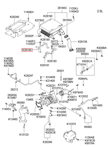 BRKT ASSY-I/C FRT 28193-4X441 (Original, New)