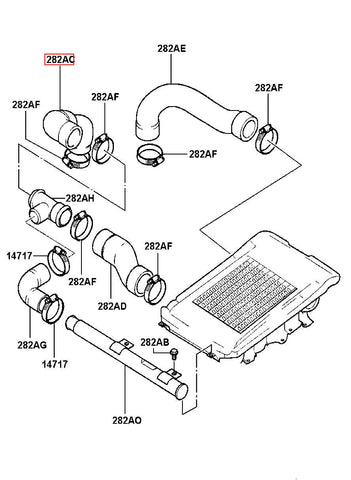 [ORIGINAL] HOSE-AIR A-1 HR140-210 HR140210 HR140 210