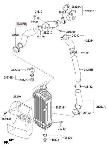 HOSE B 28262-2F500 (Original, New)