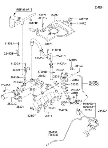 EGR COOLER <br>28480-4A060, <br>284804A060, <br>28480 4A060 <br>(Original, New)