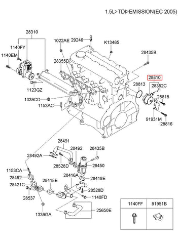 PUMP ASSY-VACUUM 38610-3A500 (Original, New)