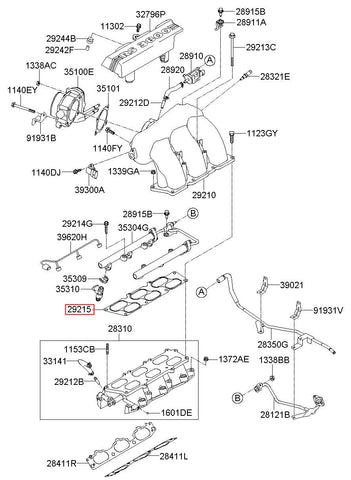 GASKET-SURGE TANK 29215-3C710 (Original, New)