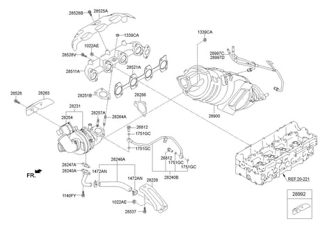 ACTUATOR ASSY <br>28235-4A600, <br>282354A600, <br>28235 4A600 <br>(Original, New)