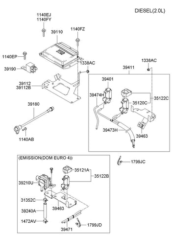 VALVE & BRACKET-SOLENOID <br>39411-27250, <br>3941127250, <br>39411 27250 <br>(Original, New)