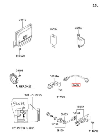 SENSOR ASSY-KNOCK 39250-37150 3925037150 39250 37150