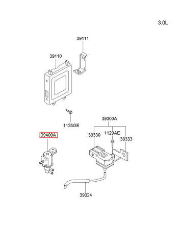 VALVE - SOLENOID 39400-4X700 (Original, New)