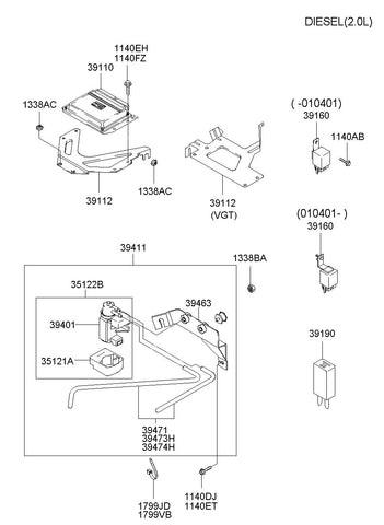 SOLENOID VALVE & BRKT-RUBBER <br>35122-27050, <br>3512227050, <br>35122 27050 <br>(Original, New)