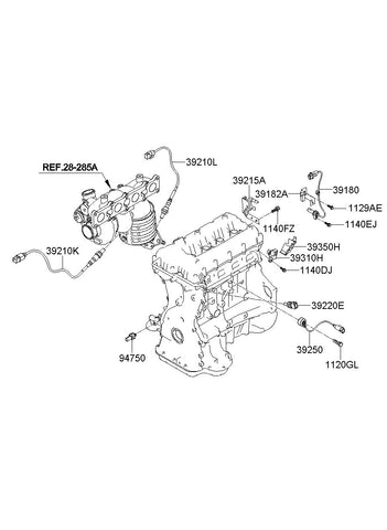 SENSOR ASSY-KNOCK <br>39250-25300, <br>3925025300, <br>39250 25300 <br>(Original, New)