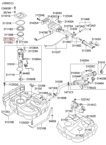 O-RING 31119-FD500 (Original, New)