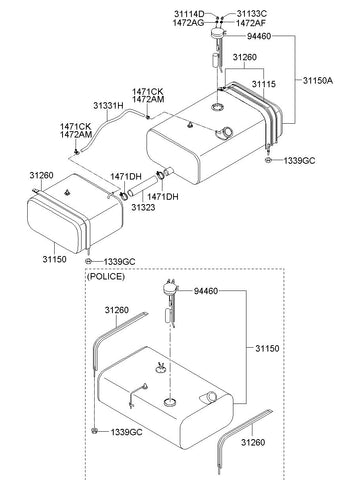 SENDER ASSY-FUEL PUMP <br>94410-8K000, <br>944108K000, <br>94410 8K000 <br>(Original, New)