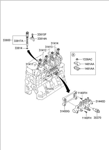 SENSOR-PRESSURE <br>31441-45710, <br>3144145710, <br>31441 45710 <br>(Original, New)