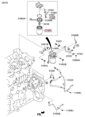 CATRIDGE ASSY-FUEL 31965-48700 (Original, New)