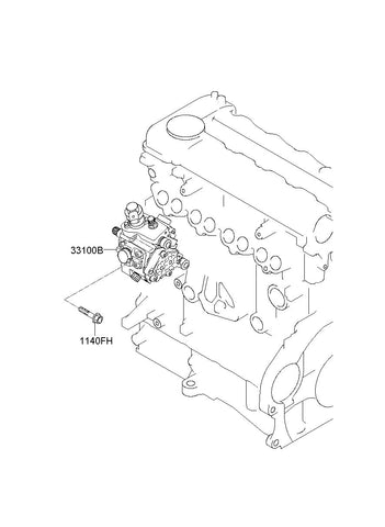 PUMP ASSY-HIGH PRESSURE <br>33100-4A000, <br>331004A000, <br>33100 4A000 <br>(Original, New)