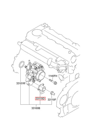 VALVE ASSY-INLET METERING 33115-2A700 (Original, New)