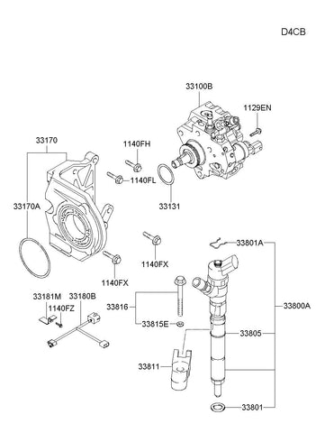 PUMP ASSY-HIGH PRESSURE <br>33100-4A010, <br>331004A010, <br>33100 4A010 <br>(Original, New)