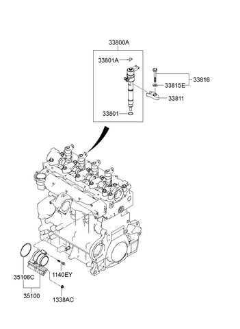 INJECTOR ASSY-FUEL <br>33800-27800, <br>3380027800, <br>33800 27800 <br>(Original, New)