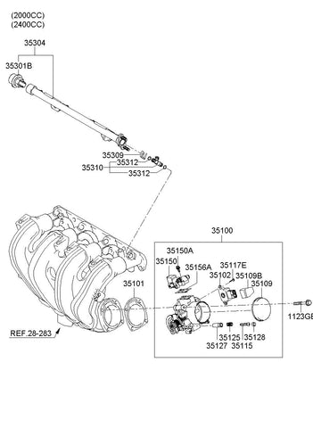 ACTUATOR ASSY-IDLE SPEED <br>35150-2G000, <br>351502G000, <br>35150 2G000 <br>(Original, New)