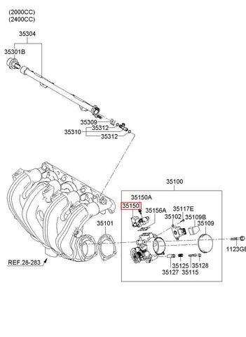 ACTUATOR ASSY-IDLE SPEED 35150-25700 (Original, New)