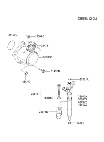 ADAPTOR-INMANI <br>35100-27010, <br>3510027010, <br>35100 27010 <br>(Original, New)