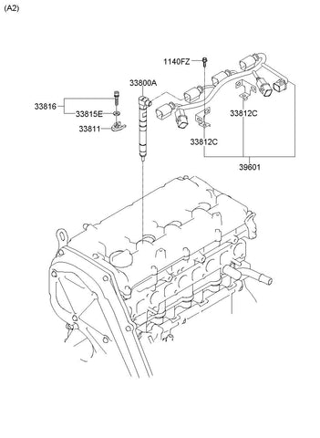 WIRING ASSY-INJECTOR <br>33810-4A701, <br>338104A701, <br>33810 4A701 <br>(Original, New)