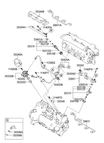 TIP SEAL-INJECTOR <br>35312-3C720, <br>353123C720, <br>35312 3C720 <br>(Original, New)