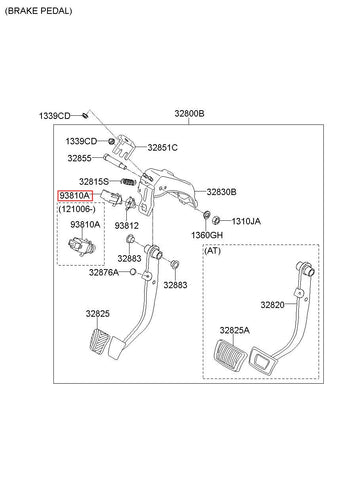 SWITCH ASSY 93810-3S700 (Original, New)