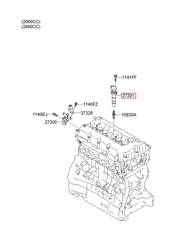 COIL ASSY-IGNITION 27301-3C000 (Original, New)