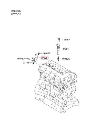 CONDENSER ASSY-IGNITION COIL 27325-25100 (Original, New)